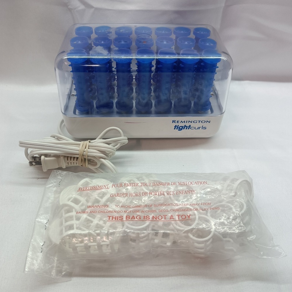 Remington Tight Curls H-21SP Pageant Cheer Hot Rollers Curlers With Clips
